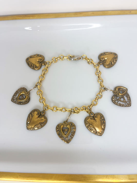 Heart Charm Bracelet